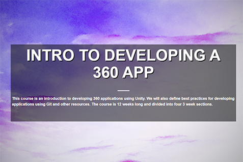 Intro 360 page.